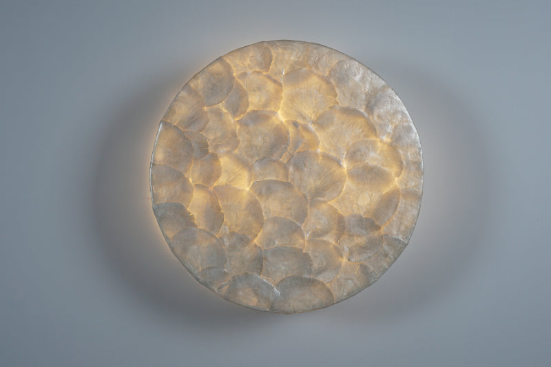 Exquisite WandLampen auch als DeckenLampen mit Capiz-Muschelmuster – In 6 Größen erhältlich