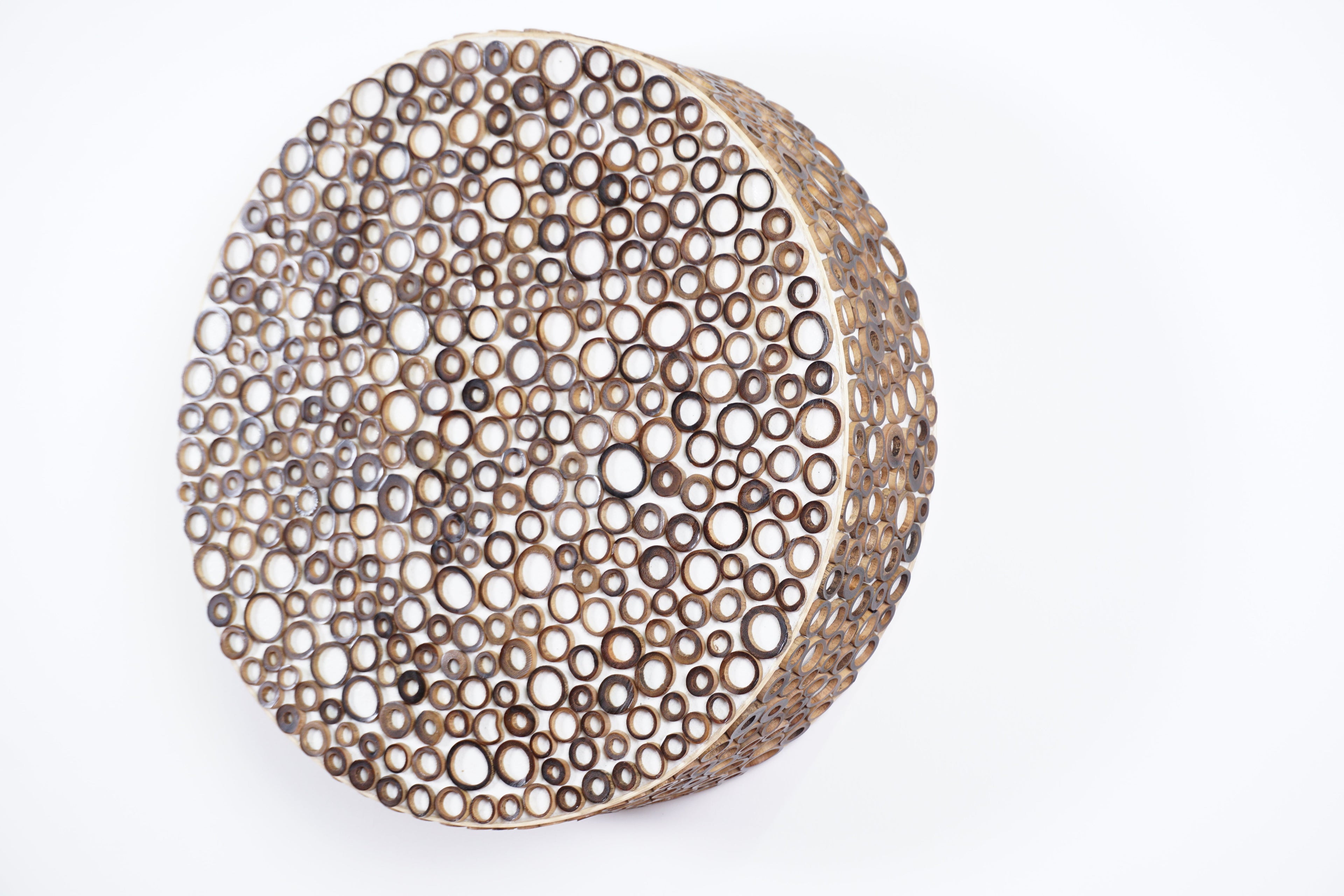 Exklusive Lampen mit Capiz-Ringmuster – In 6 Größen erhältlich