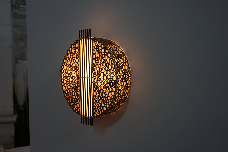 Exklusive Lampen mit Capiz-Stäbchen-Ringmuster – In 6 Größen erhältlich