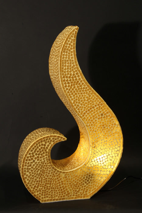 Faszinierende Mosaiklampen in Flammenform – In 5 Farben erhältlich