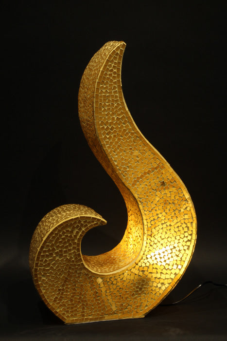 Faszinierende Mosaiklampen in Flammenform – In 5 Farben erhältlich