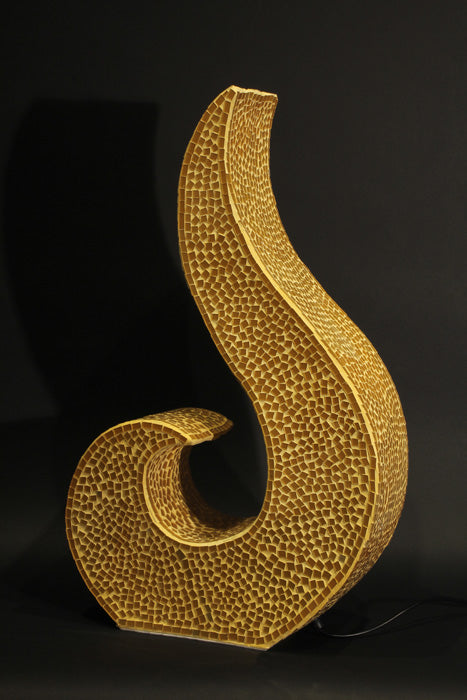 Faszinierende Mosaiklampen in Flammenform – In 5 Farben erhältlich