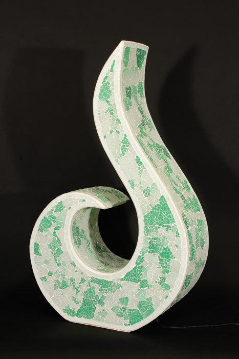 Faszinierende Mosaiklampen in Flammenform – In 5 Farben erhältlich