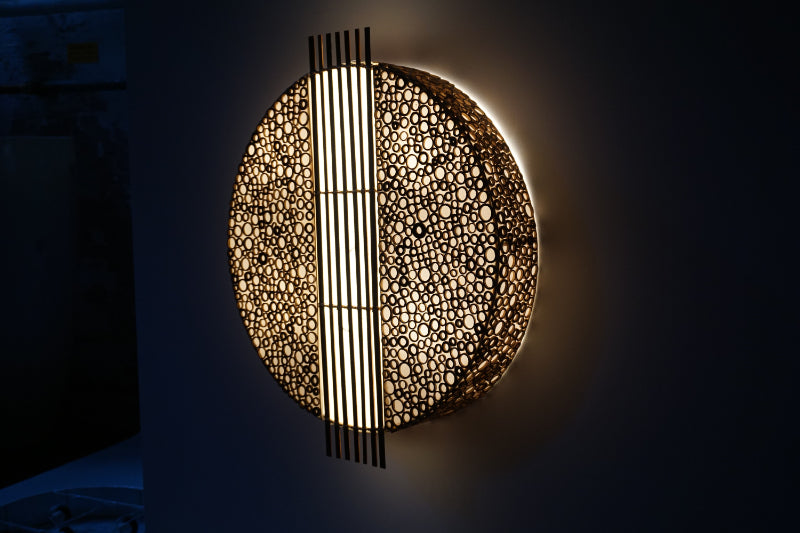 Exklusive Lampen mit Capiz-Stäbchen-Ringmuster – In 6 Größen erhältlich