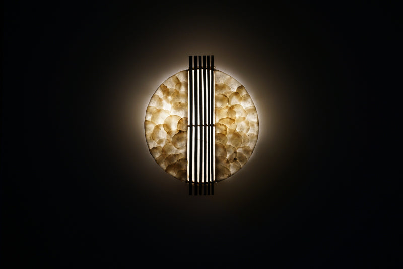 Exquisite Lampen mit Capiz-Stäbchenmuster – In 6 Größen erhältlich