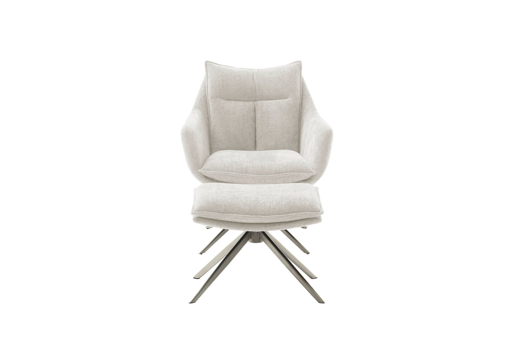 PARKER Loungesessel inkl. Hocker