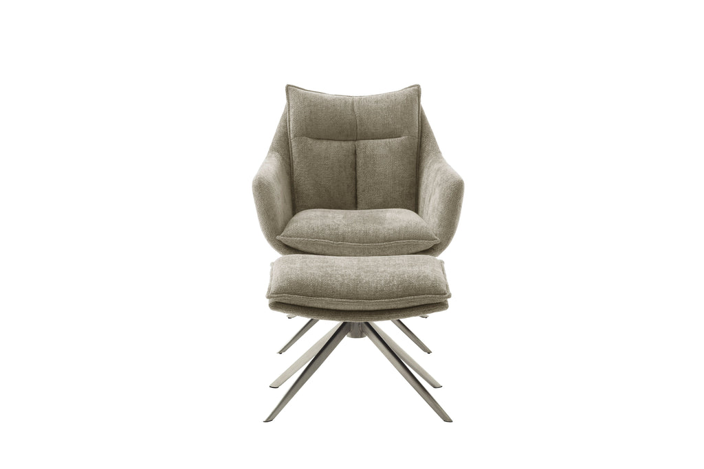 PARKER Loungesessel inkl. Hocker