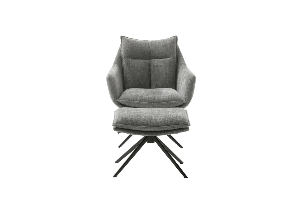 PARKER Loungesessel inkl. Hocker