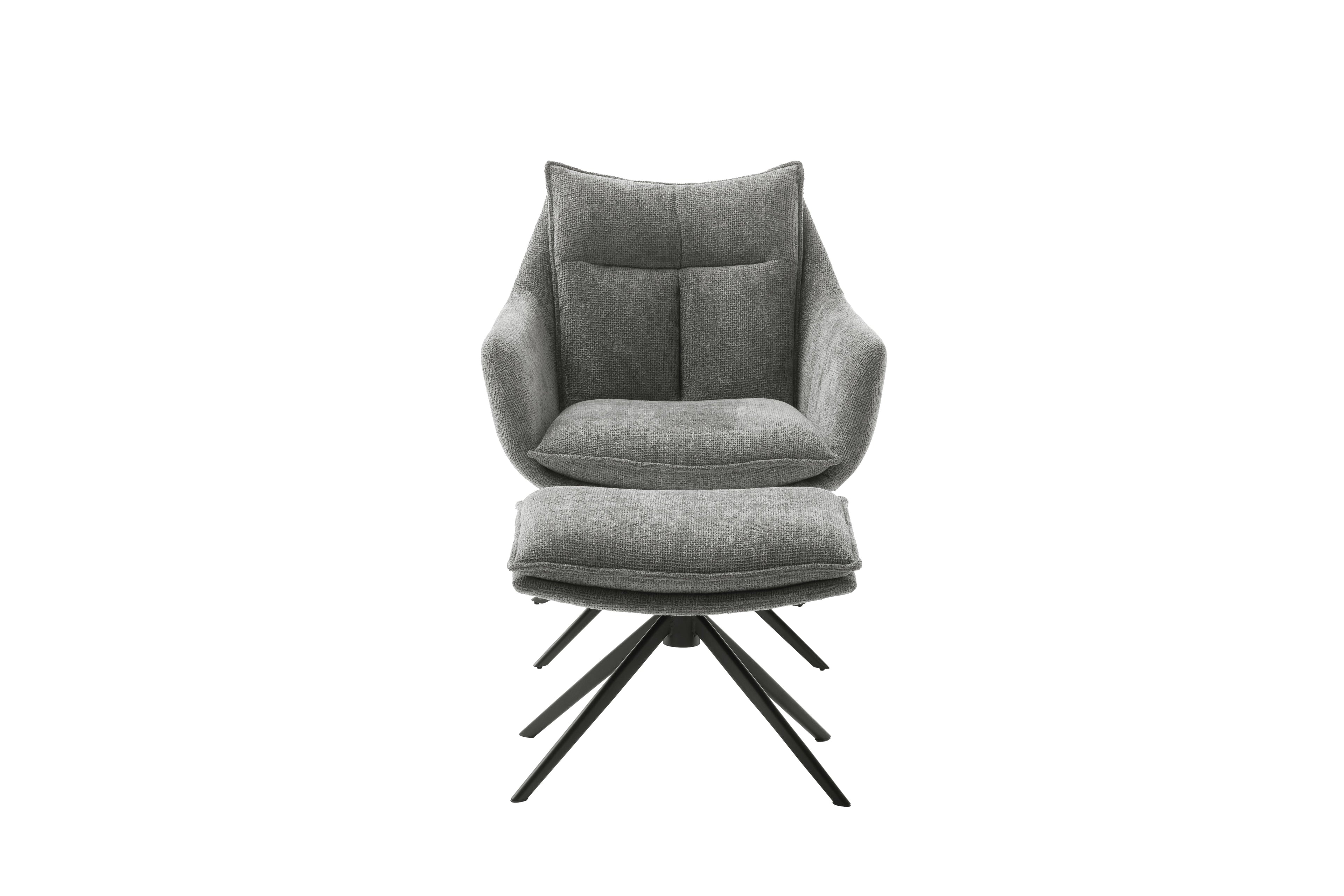 PARKER Loungesessel inkl. Hocker