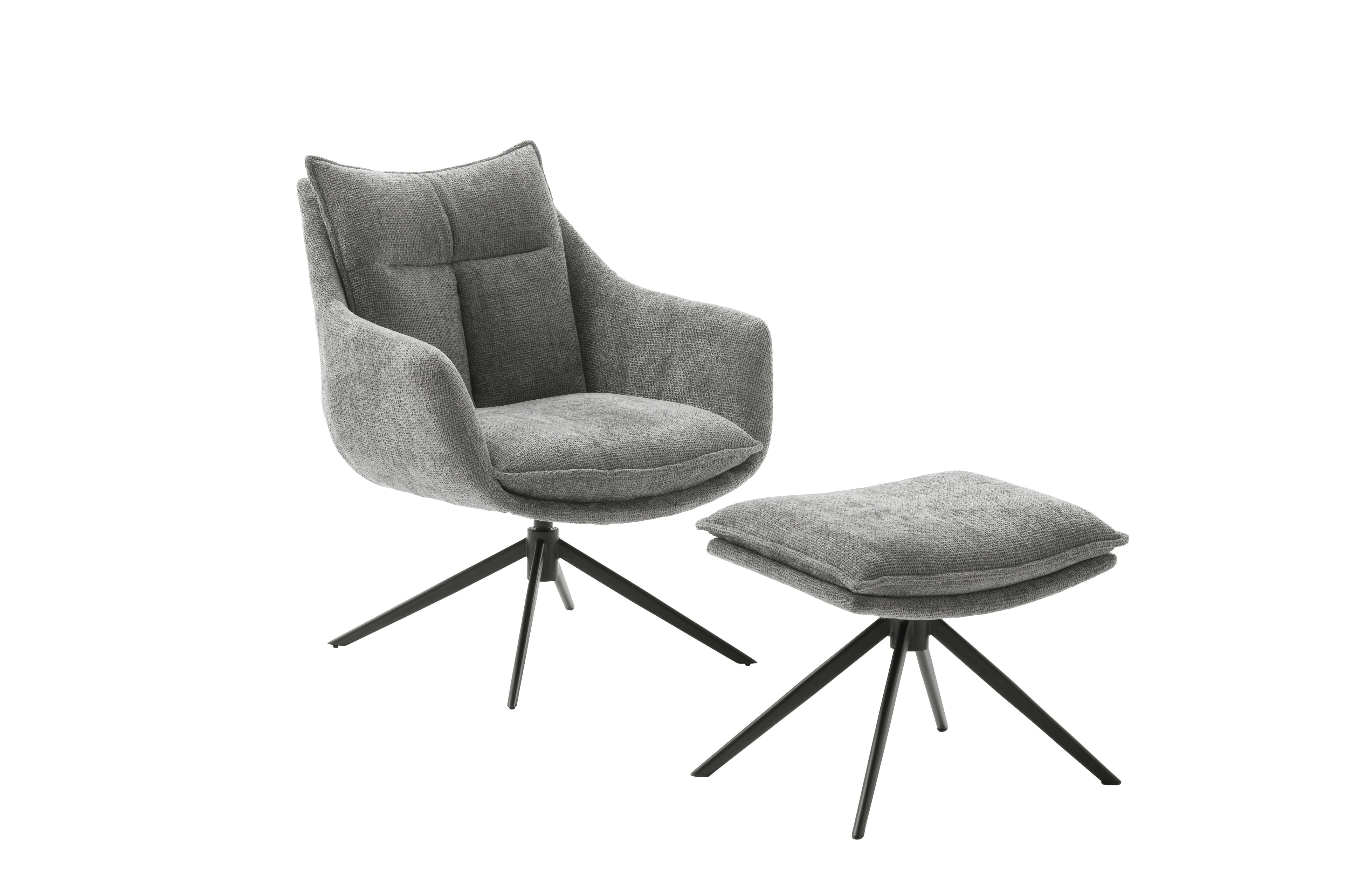 PARKER Loungesessel inkl. Hocker