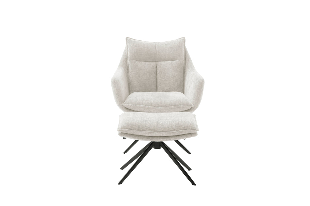 PARKER Loungesessel inkl. Hocker