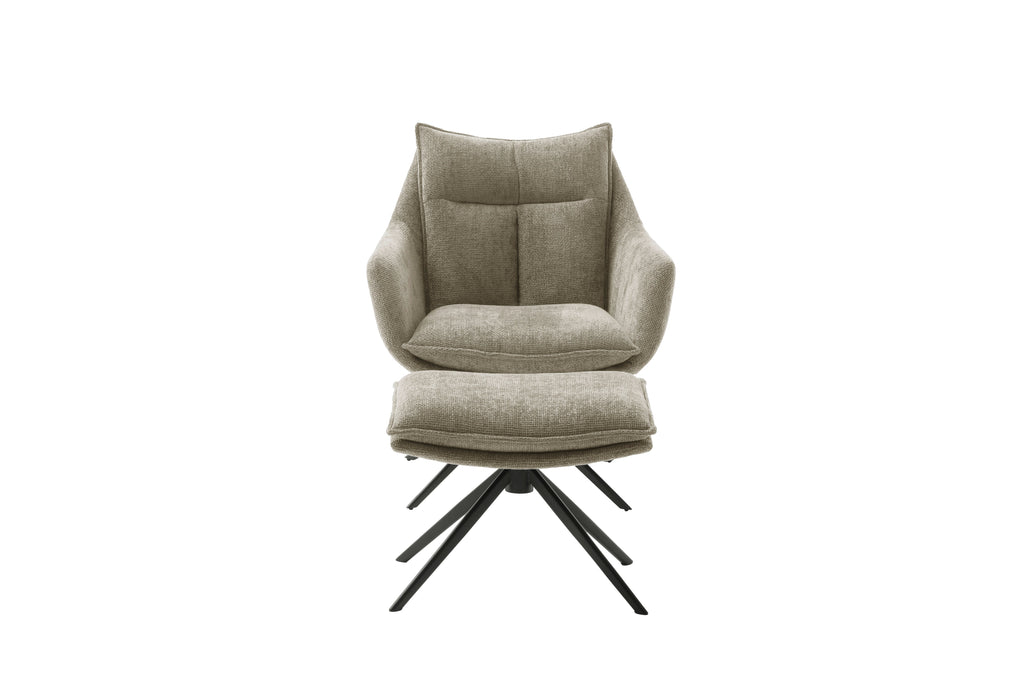 PARKER Loungesessel inkl. Hocker