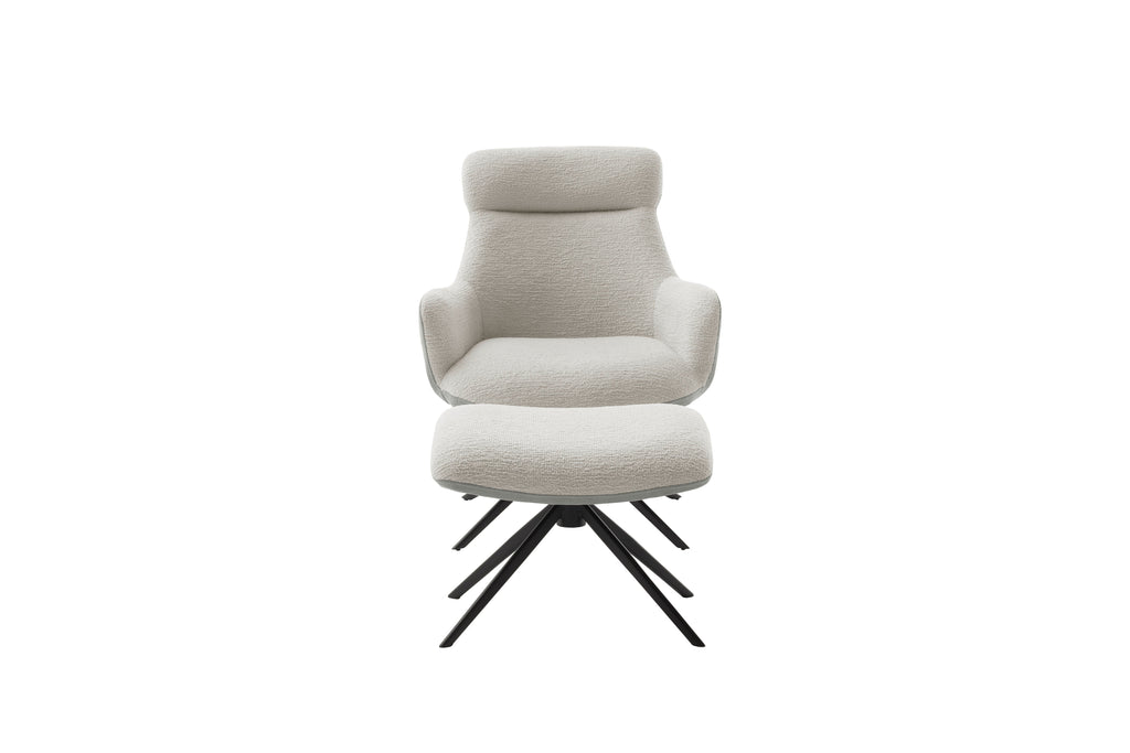 PELION Loungesessel inkl. Hocker