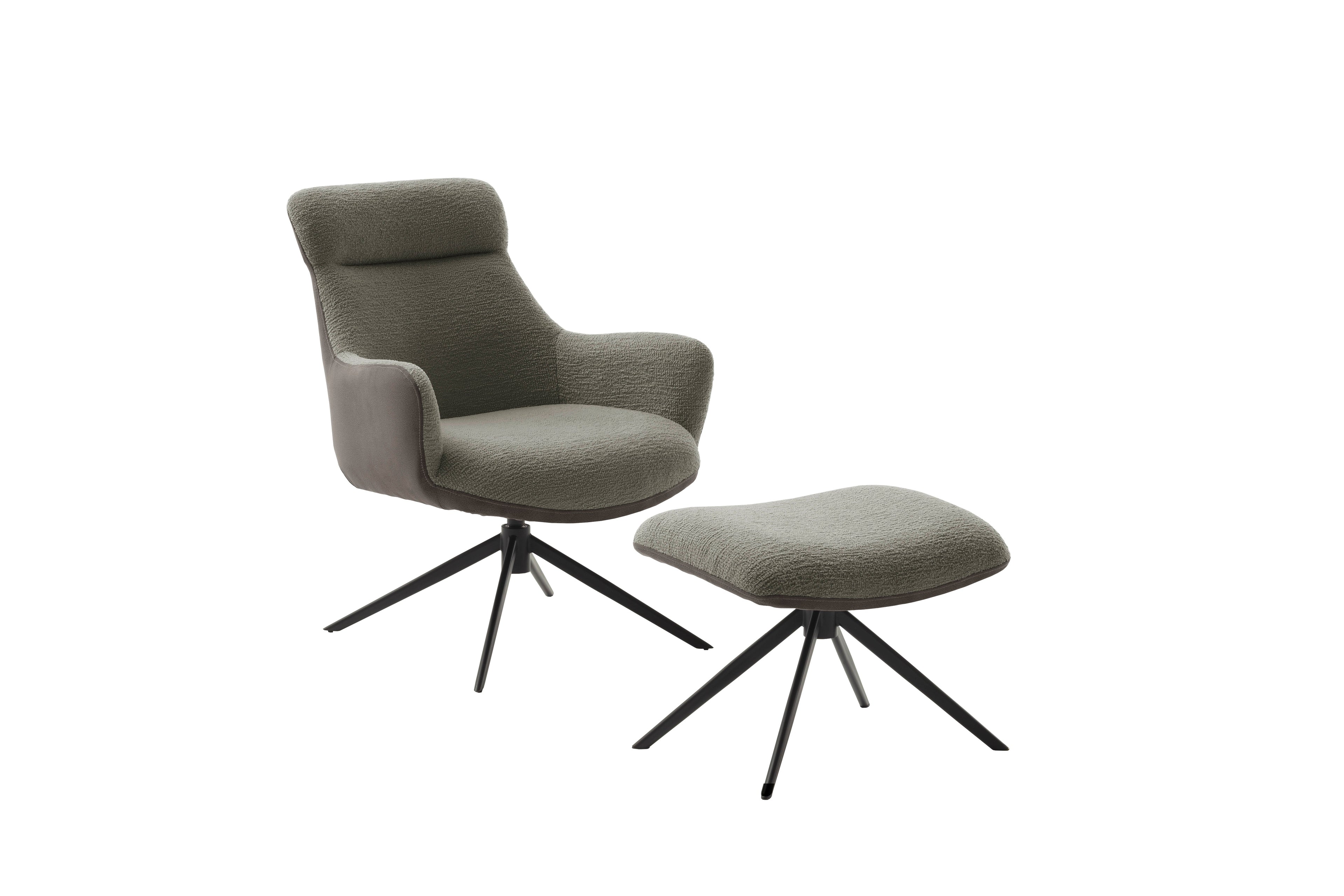 PELION Loungesessel inkl. Hocker