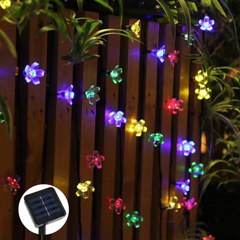 Solar Lichterkette Kirschblüten 5m 20 LEDs IP65
