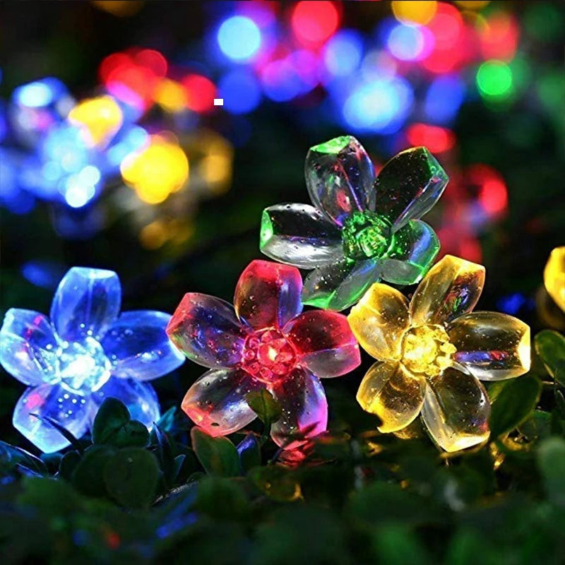 Solar Lichterkette Kirschblüten 5m 20 LEDs IP65