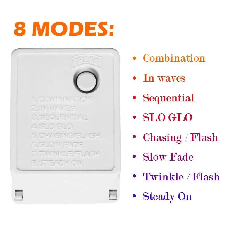 LED Weihnachtslichterkette Eiszapfen - 5-28m Außen Vorhang Lichterkette mit 8 Modi Wunderweltdeko