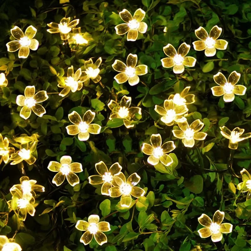 Solar Lichterkette Kirschblüten 5m 20 LEDs IP65