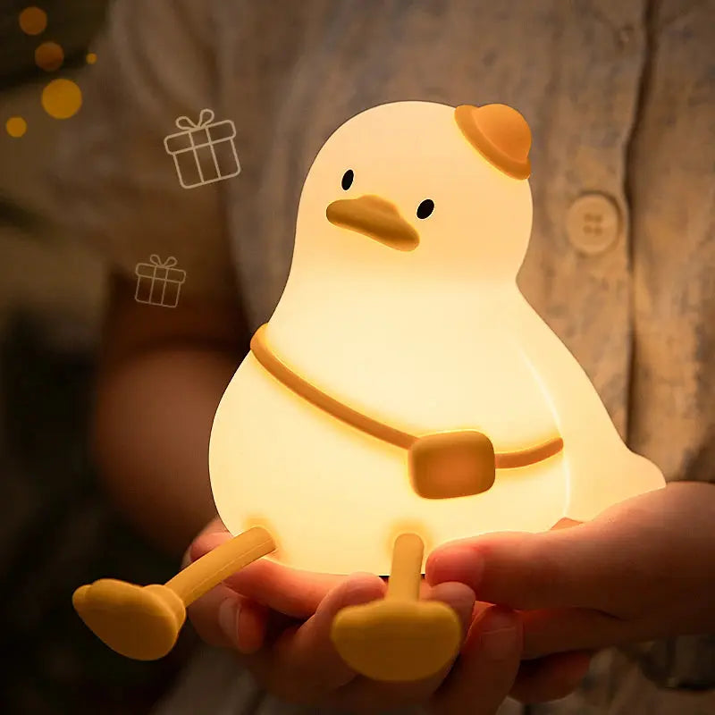 LED Kaninchen Nachtlicht Touch Sensor - Silikon Tischlampe für Kinderzimmer & Baby Wunderweltdeko