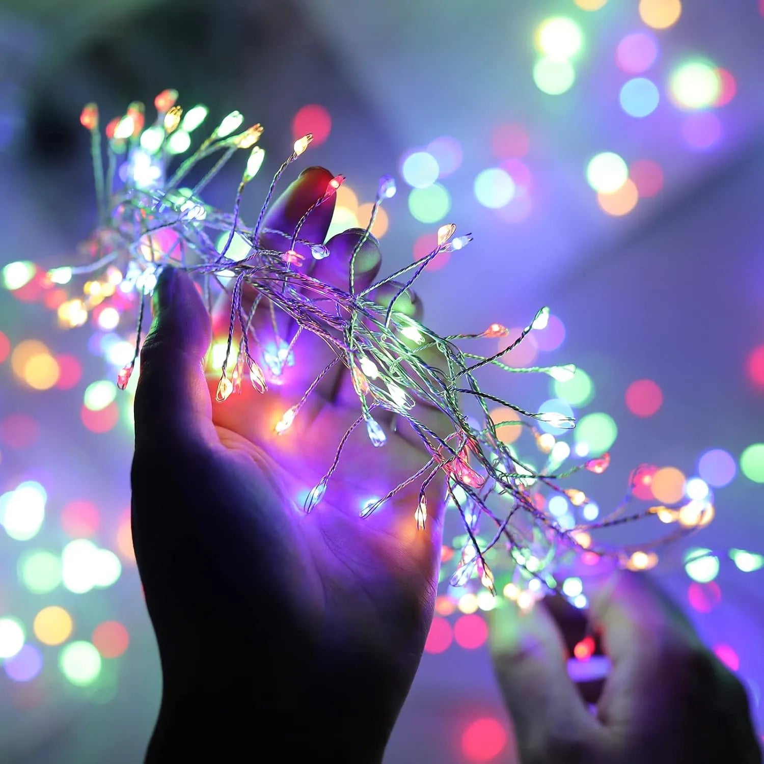 LED Feuerwerk Lichterkette USB mit Fernbedienung - 3m 100 LEDs für Hochzeit, Party & Weihnachten