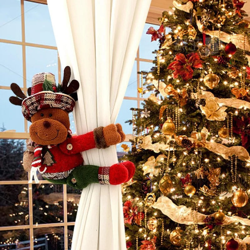 Weihnachts-Vorhangclips Cartoon Gardinenhaken