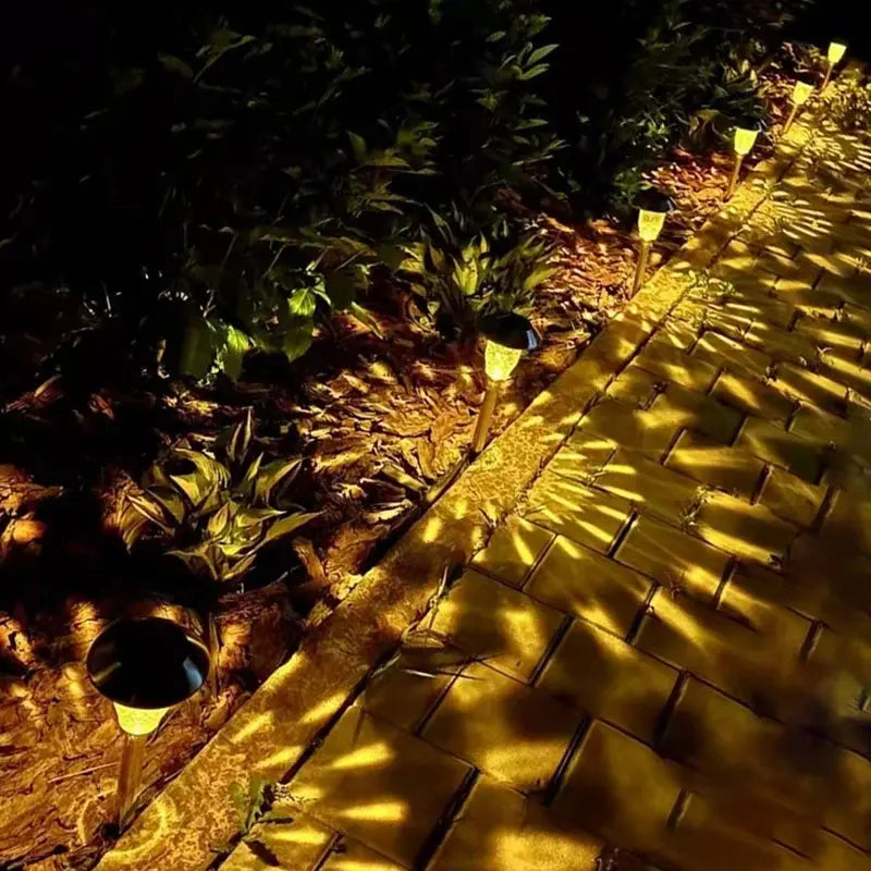 Solar-Landschaftsleuchten 2er-Set - Intelligente LED Wegbeleuchtung für Garten wunderweltdeko