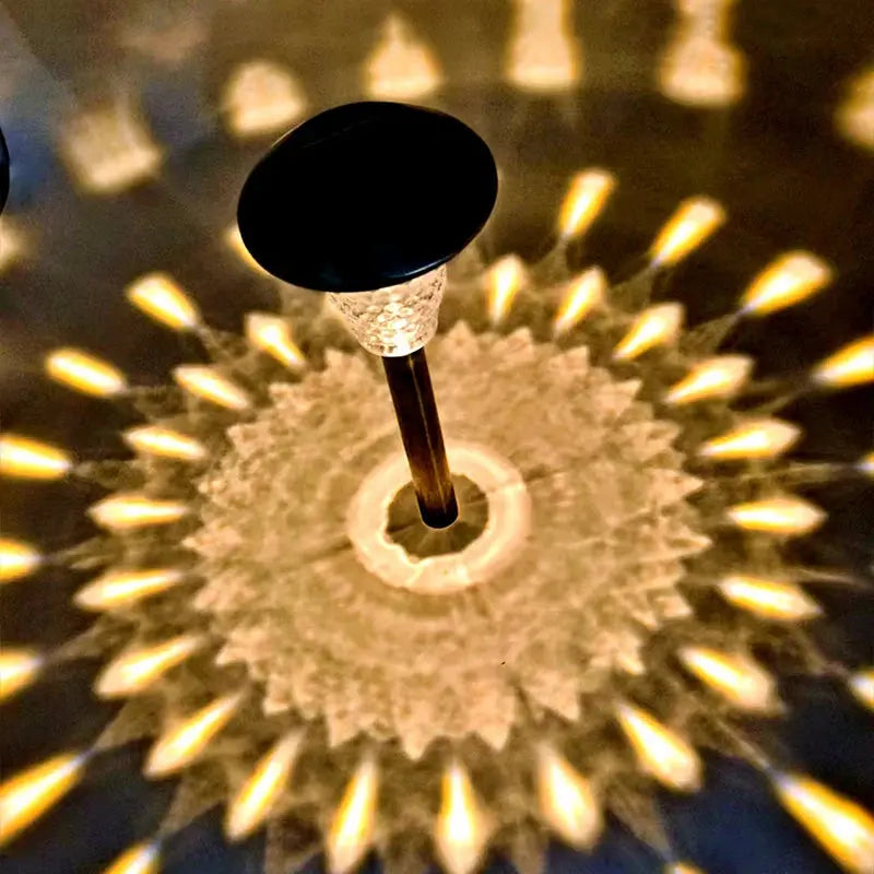 Solar-Landschaftsleuchten 2er-Set mit intelligenter Lichtsteuerung für Gartenwege