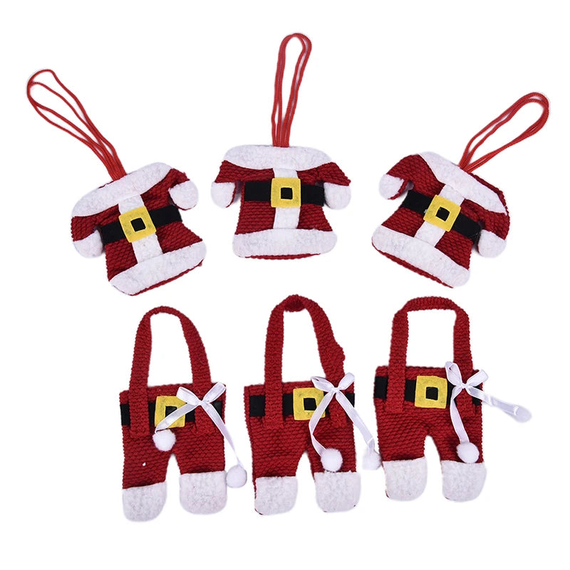 Weihnachtsbesteckhalter Weihnachtsmann 6er Set