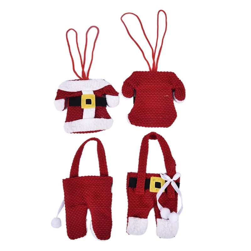 Weihnachtsbesteckhalter Weihnachtsmann 6er Set
