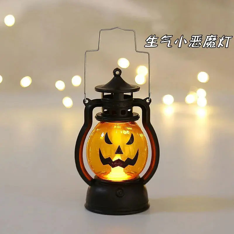 Retro LED Kerzenhalter Laterne - Flammenlose Kerosinlampe Tischdeko für Weihnachten & Neujahr Wunderweltdeko