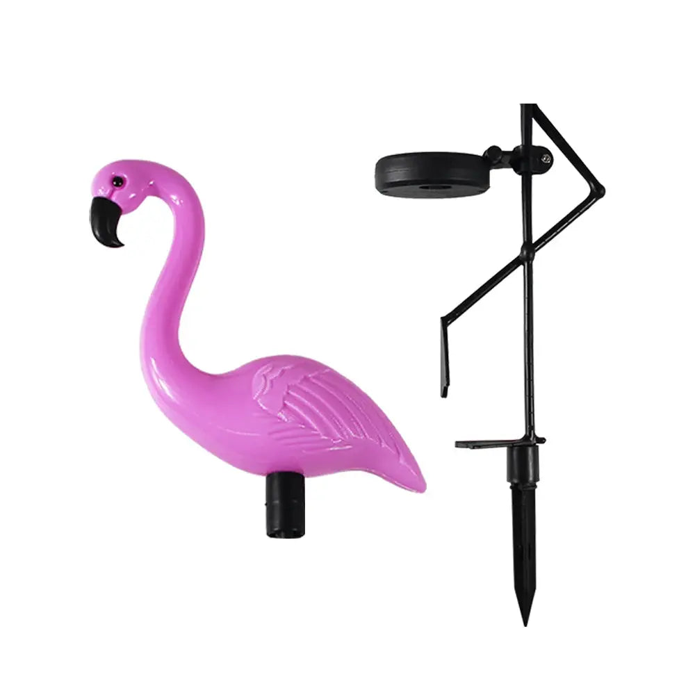 Flamingo Solar Gartenleuchte - Wasserdichte LED Solarlampe für Garten & Terrasse Wunderweltdeko