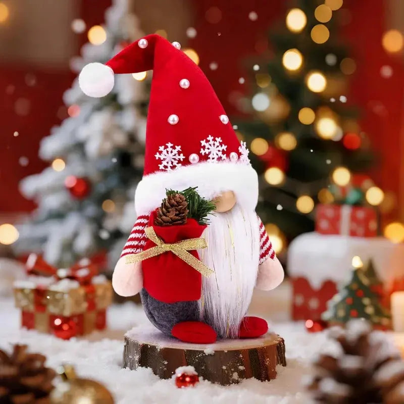 Weihnachts-Plüsch-Zwerg-Dekoration, Thanksgiving-Weihnachtsfeier-Geschenk, niedliche Feiertagsdekoration, festliche Heimdekoration, perfekte Geschenke Wunderweltdeko