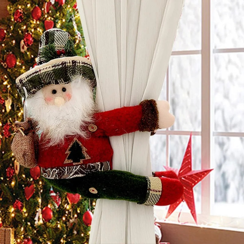 Weihnachts-Vorhangclips Cartoon Gardinenhaken