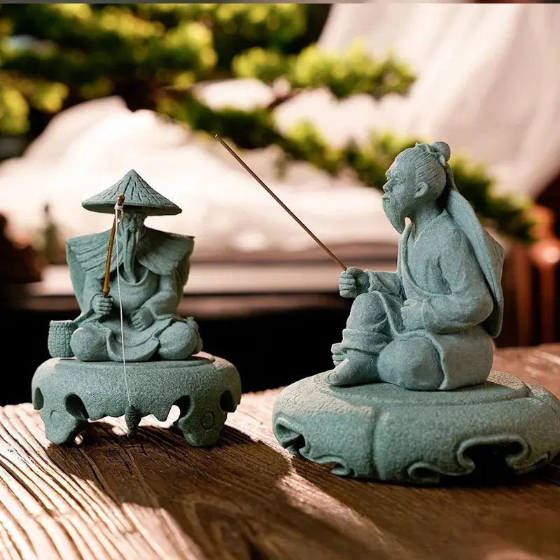 Miniatur Sandstein Figur - Zen Gartendeko für Mikrolandschaft & Blumentöpfe Wunderweltdeko