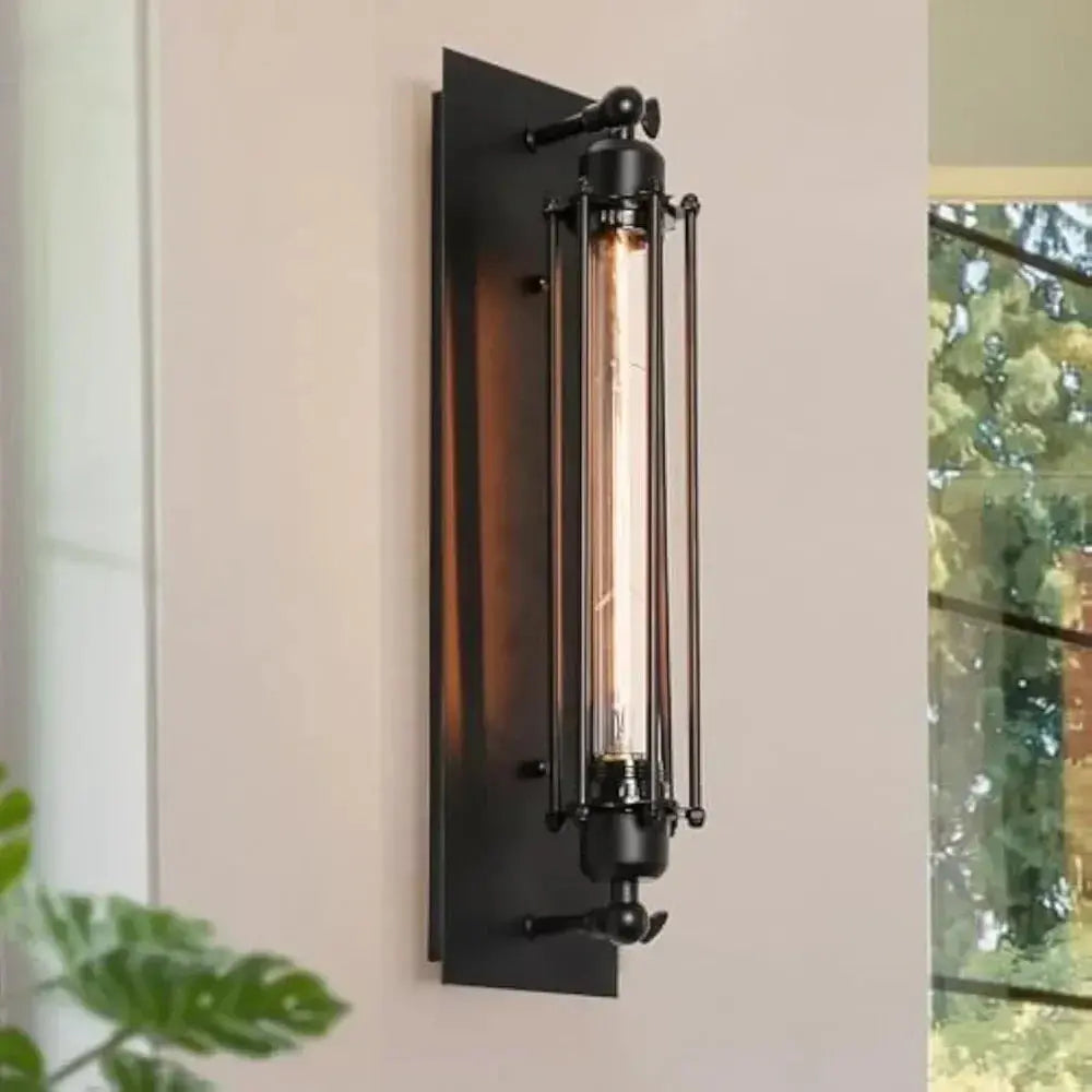 Edison Wandleuchte Retro E27 - Vintage Industrie Wandlampe Innen Wunderweltdeko