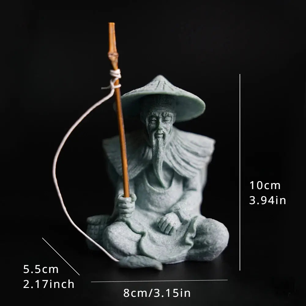 Miniatur Sandstein Figur - Zen Gartendeko für Mikrolandschaft & Blumentöpfe Wunderweltdeko