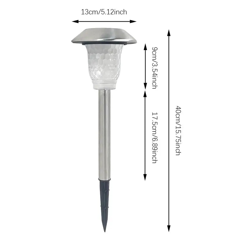 Solar-Landschaftsleuchten 2er-Set - Intelligente LED Wegbeleuchtung für Garten wunderweltdeko