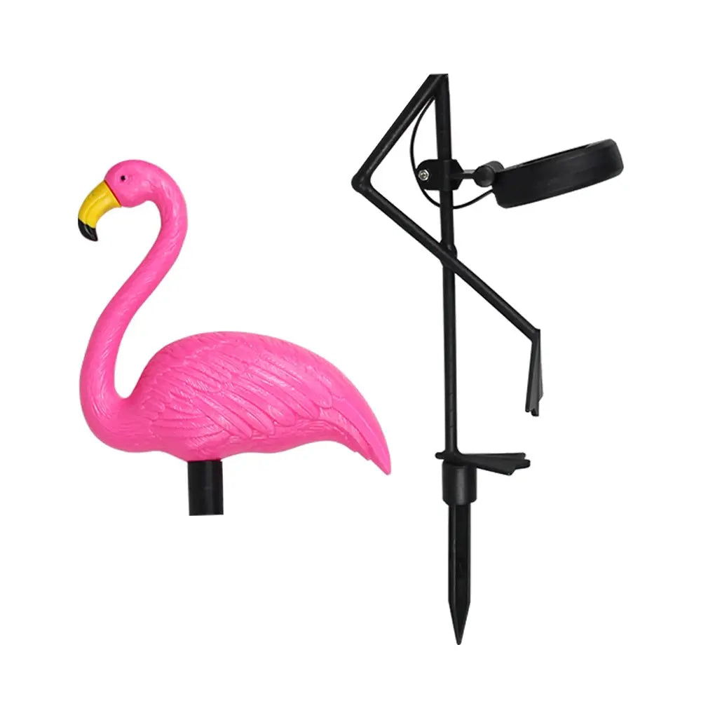 Flamingo Solar Gartenleuchte - Wasserdichte LED Solarlampe für Garten & Terrasse Wunderweltdeko