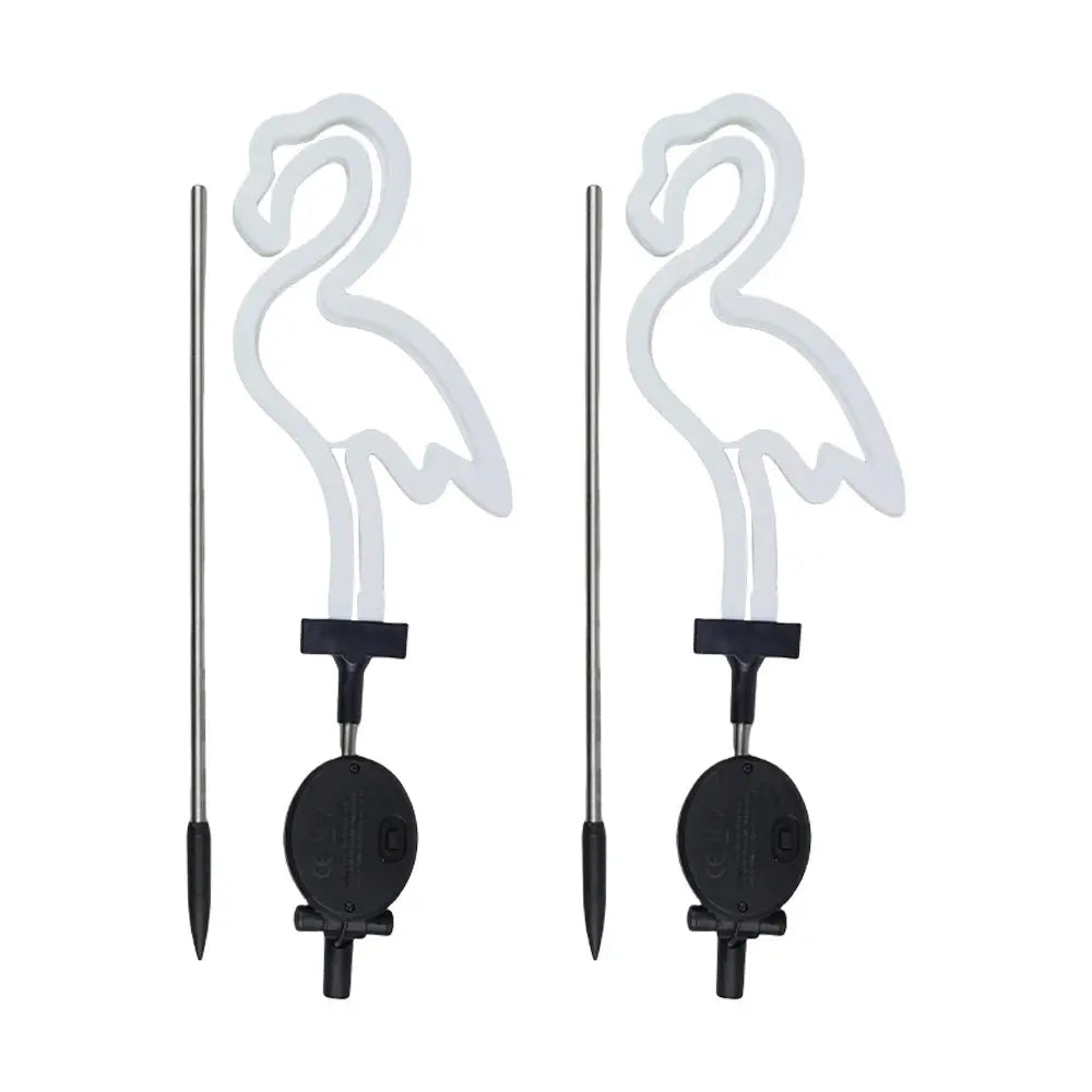 Flamingo Solar Gartenleuchte - Wasserdichte LED Solarlampe für Garten & Terrasse Wunderweltdeko